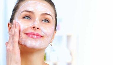 máscara de proteínas para o rexuvenecemento da pel