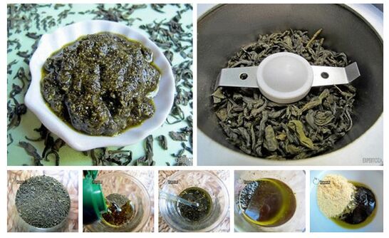 máscaras de té verde